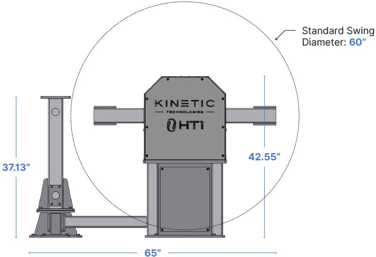 HT Positioner Dimensions
